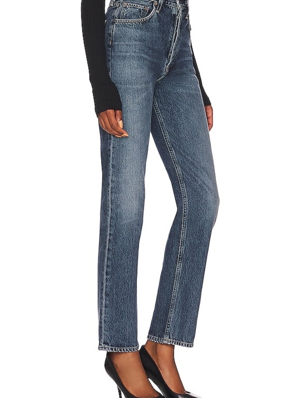AGOLDE 90's Pinch Waist High Rise Straight Jeans - Picture 4 of 7